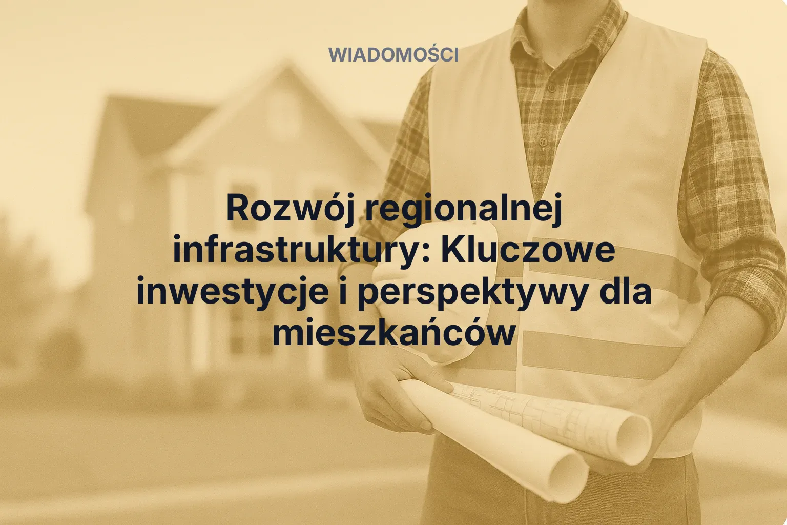 Miniatura: Rozwój regionalnej infrastruktury: Kluczowe inwestycje i perspektywy dla mieszkańców