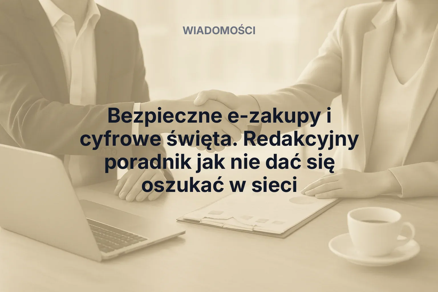 Artykuł: Bezpieczne e-zakupy i cyfrowe święta. Redakcyjny poradnik jak nie dać się oszukać w sieci