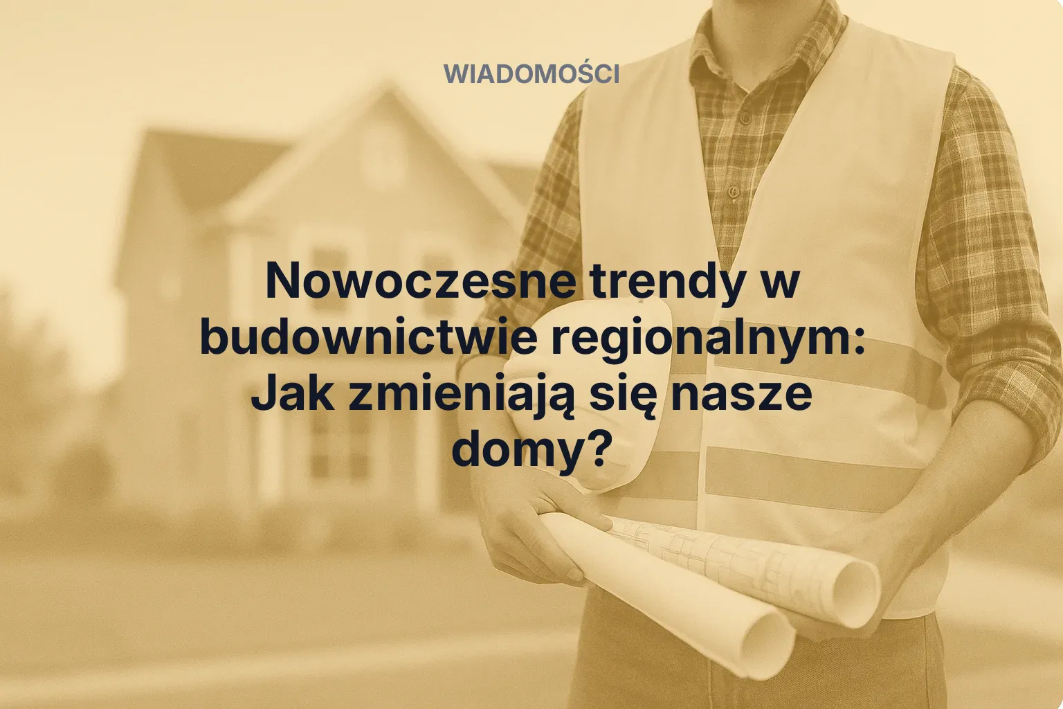 Miniatura: Nowoczesne trendy w budownictwie regionalnym: Jak zmieniają się nasze domy?