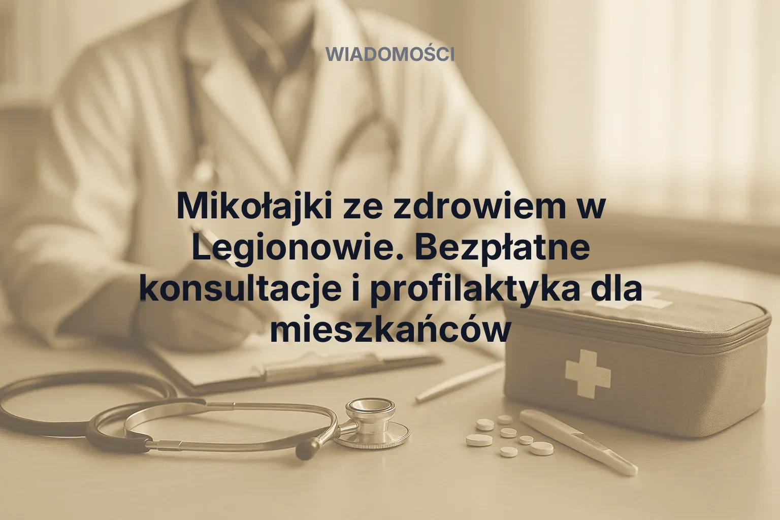 Artykuł: Mikołajki ze zdrowiem w Legionowie. Bezpłatne konsultacje i profilaktyka dla mieszkańców