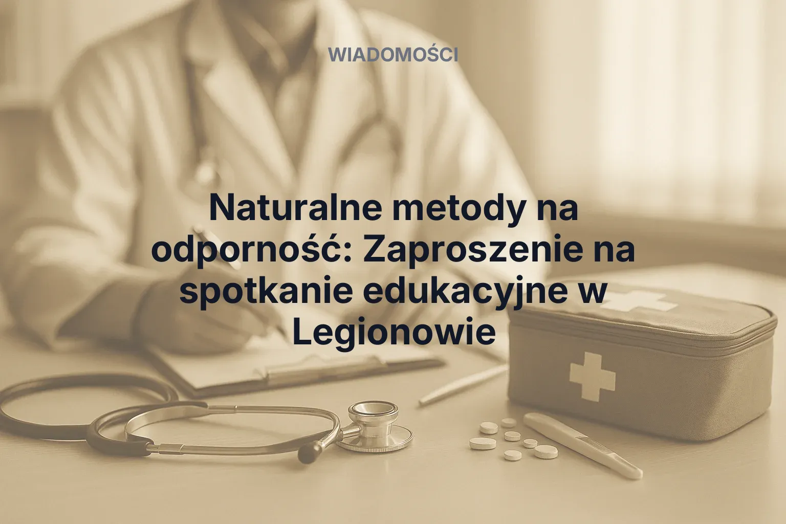 Artykuł: Naturalne metody na odporność: Zaproszenie na spotkanie edukacyjne w Legionowie